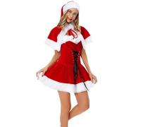 YWBleked Halloween Costumes Mode femme Sexy Costume de noël jeu de rôle fête robe noël robe Performance Déguisement Cosplay Alois Trancy(Red,XL)