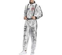 YWBleked Scream Deguisement Costume d'astronaute unisexe de « The Wandering Earth » parfait pour Halloween et les représentations sur scène Cirque Bébé Cosplay Costume(Silver,XXL)