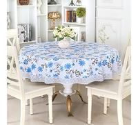 YWBXSHKD Rond PVC Nappe Diameter 180cm, ImperméAble Nappe De Table, Vinyle Nappes Toile CiréE Huile-Preuve éTanche Linge De Table Tapis De Table, Nappe De Cuisine Ronde