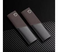 YWDRE 2 Pièces Housses de Ceinture de Sécurité Auto pour Volvo S90 Touring Edition, Voiture Protège Ceinture de Sécurité Coussin,B