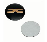 YWDRE 4 Pièces Autocollants Cache Moyeu pour Dacia Duster 1 2010-2017, Autocollant avec Emblème Centre de Jante Couvercle de Moyeu Badge Autocollants Voiture Accessoires,B-60mm