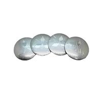 YWDRE 4 Pièces Autocollants Cache Moyeu pour Mitsubishi Pajero Pajero V73 V93 V97, Autocollant avec Emblème Centre de Jante Couvercle de Moyeu Badge Autocollants Voiture Accessoires,D-65mm