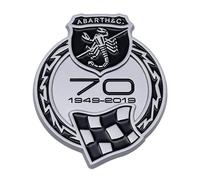 YWDRE Autocollants Emblèmes Voiture pour Abarth 595 2019, Badges Emblèmes Stickers Tuning Auto Accessoires de Voiture,D