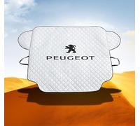 YWDRE Couverture Pare-Brise Voiture pour Peugeot 208 2019-2024, Protège Pare Brise Hiver Anti Givre, Neige, Glace, UV, Pluie & Soleil,Pare-poussière