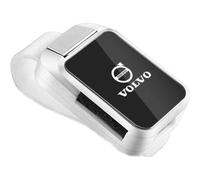 YWDRE Porte-Lunettes de Soleil pour Voiture pour Volvo S80 II 2009-2011 2011-2013 2013-2016, Range Tes Lunettes de Conduite Ne Cache Pas la Vue Accessoire Voiture intérieur,White