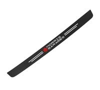 YWDRE Protection de Pare-Chocs Arrière en Fibre de Carbone pour MG ZS 2020 2021 2022 2023 2024, Autocollant pour Coffre de Voiture,B