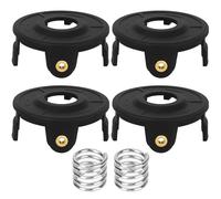 Yweller 196146-9 195858-1 Lot de 4 couvercles de bobine pour coupe-bordure Makita 18 V DUR181, DUR181Z, DUR181RF, 4 couvercles de bobine et 2 couvercles de bobine ressort
