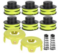 Yweller Bobine de rechange RAC118 RAC119 - Longueur : 8,4 m - Épaisseur : 1,2 mm - Convient pour coupe-bordure Ryobi RLT3025F, RLT3025S, RLT3525S, RLT2523, RLT3525, RLT3123 (6 bobines de fil + 2