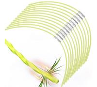 Yweller F016800174 Lot de 50 fils de rechange extra résistants pour débroussailleuse électrique Bosch ART 23 Combitrim, diamètre 2,4 mm, longueur 23 cm, recharge extra forte pour bobine de fil «