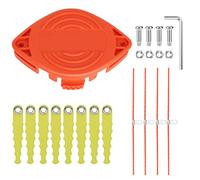 Yweller Lot de 18 lames de débroussailleuse à double lame A6481 A6485 - Compatibles avec les coupe-bordures sans fil Black+Decker ST1823, STC1820, STC1815, STC1820PC, STC184, GL280, GL301 - Avec fil
