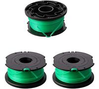 Yweller Lot de 3 bobines de rechange A6486 A6486-XJ A6482 Longueur 6 m Épaisseur 2 mm Convient pour coupe-bordure Black+Decker GL9035, GL8033, STC5433PC, STC5433B, GL7033, STB3620L