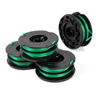 Yweller Lot de 4 bobines de rechange A6495 A6495-XJ - Longueur : 12 m - Épaisseur : 1,5 mm - Convient pour coupe-bordure Black+Decker GL701, GL741, GL720, GL716 et GL716B