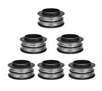Yweller Lot de 6 bobines de rechange 2930507 SB00L00 Longueur 4,8 m Épaisseur 2 mm Convient pour coupe-bordures Greenworks 40 V 80 V GST1246, GD40BC, GD40BCK2x et GD40BCB