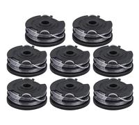 Yweller Lot de 8 bobines de rechange F016800351 pour coupe-bordures Bosch ART 30-36 LI, ART 30, ART 30+, ART 27, ART 27+, ART 24 et ART 24+, Advanced Grasscut36, longueur 6 m, épaisseur 1,6 mm