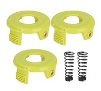 Yweller RAC118 RAC119 Couvercle de bobine pour coupe-bordure Ryobi RLT3025F, RLT3025S, RLT3525S, RLT2523, RLT3525, RLT3525, RLT3123 (3 couvercles de bobine + 2 ressorts)
