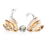 YWHL Figurine en Cristal pour 50e Anniversaire de Mariage - Cadeau pour Les Parents - 50 Ans d'anniversaire de Mariage - Cadeau Romantique pour la Saint-Valentin - Cadeau d'anniversaire