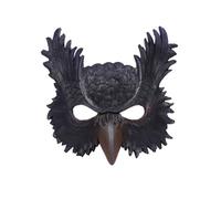 YWINETO Masque d'oiseau fantaisie en latex avec tête d'oiseaux et pigeons pour Halloween, cosplay, long bec, steampunk, accessoires d'Halloween