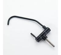 YWJFSA Mitigeur Rabattable, Robinet Filtre de Cuisine, Acier Inoxydable, Noir, Col de Cygne