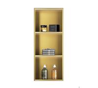 YWJFSA Niche Salle de Bain a Encastrer en Acier Inoxydable à 3 Étagesniche Douche Encastrable pour Salle de Bains Articles de Toilette,Plaqué Or