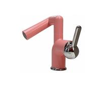YWJFSA Robinet Cuisine Rabattable Robinet Cuisine Sous Fenetre 2 Modes de Pulvérisation Réglable en Hauteur Laiton Pivotant à 360°,Rose