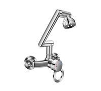 YWJFSA Robinet Mural Cuisine Robinet Salle Bain avec 2 Types de Jet D'Eau Eau Chaude et Froide Robinet Cuisine Inoxydable pour Cuisine et Salle de Bain