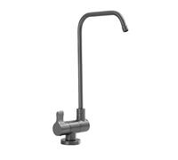 YWJFSA Robinet Osmoseur,Pivotant à 360°,Robinets Cuisine Rabattable,Robinets Eau Froide Robinet D'Eau Potable pour Osmose Inverse ou Filtration D'Eau,Gris Pistolet