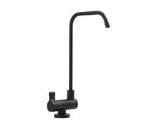 YWJFSA Robinet Osmoseur,Pivotant à 360°,Robinets Cuisine Rabattable,Robinets Eau Froide Robinet D'Eau Potable pour Osmose Inverse ou Filtration D'Eau,Noir