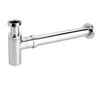 YWJFSA Siphon Lavabo avec Ouverture Nettoyage,Anti-Odeurs, Kit de Siphon de Vidange avec Tube de Rallonge Hauteur Réglable Syphon Cuisine