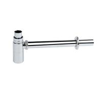 YWJFSA Siphon Lavabo avec Ouverture Nettoyage, Kit de Siphon de Vidange avec Tube de Rallonge Hauteur Réglable,Anti-Odeurs Syphon Cuisine,G1 1/4"