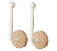 YWJLQH 2 Pièces Crochet pour Gants de Boxe Support Mural Rangement Polyvalent Bois Installation Facile Adapté à Gymnase Maison Studio Fitness Exposit, Bois