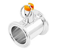 YWJLQH Ball Convert Lid Tube Pression Soupape Accessoire de Fermentation Acier Inoxydable Adapté à La Fabrication de Bière Artisanale Brasserie Maison Usage, 100 Psi