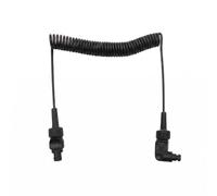 YWJLQH Câble Flash Sous-marin Câble Synchro Éclair Stroboscopique Cordon Optique Enroulé Connecteur Étanche Matériau Fonction, Câble De Synchronisation Tête Droite + Tête L