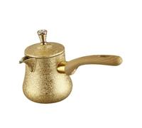 YWJLQH Cafetière Café Pot Turc Pot Chauffe-lait Pot à Beurre Acier Inoxydable avec Poignée Confortable Adaptée à La Maison Bureau Cuisine Restaurant Camping, 720 Ml