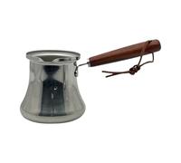 YWJLQH Cafetière Turque, Cafetière/chocolatière avec Poignée Résistante à La Chaleur et Bec Verseur, Chauffe-lait pour La Maison et Le Restaurant, 550ml