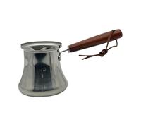 YWJLQH Cafetière Turque, Cafetière/chocolatière avec Poignée Résistante à La Chaleur et Bec Verseur, Chauffe-lait pour La Maison et Le Restaurant, 350 Ml