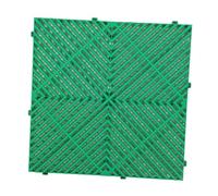 YWJLQH Carrelage de Sol Drainant à Emboîter Surface Antidérapante Amortissante en PP pour Douche sous-Sol Spa Bar Chemin Ferme Balcon Sauna Cuisine, Vert