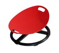 YWJLQH Chaise Pivotante Enfant Chaise Sensorielle Siège Rotatif Tabouret Enfant Jouet D'Équilibre Coordination Matériaux PP Métal Adapté Activités Physiques, Rouge