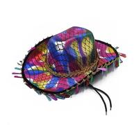 YWJLQH Chapeau Fedora à Sequins -en-ciel | intérieur textile, Fedora pr représentation, en extérieur, Pr artistes