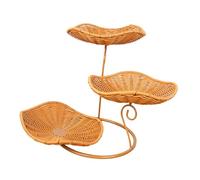 YWJLQH Corbeille à Fruits, étagère à Fruits, Plateau de Service Portable et Polyvalent, Accessoires de Bureau