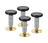 YWJLQH Ensemble de 4 Outils Anti-vibrations pour Cadres de Lit Réglables, Butées de Lit Antidérapantes Portables, Stabilisateurs Faciles à Installer, 70 Mm à 97 Mm