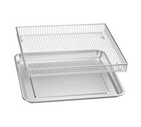 YWJLQH Ensemble de Rôtissoire et de Grille, Ensemble de Grilles et de Paniers pour Barbecue, Plaques de Cuisson à Griller, Plaque de Po