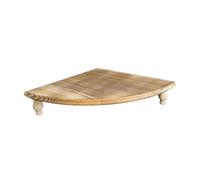 YWJLQH Étagère D'angle En Bois, Organiseur de Maison à Ossature Bois, Plateau Décoratif pour Salle de Bain, Cuisine, Bar à Café, Caramel