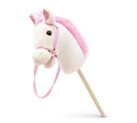 YWJLQH Hobby Horse avec Sons Intégrés, Cheval Bâton pour Jeu Rôle et Spectacles, Cheval Fleuri, Modèle personnalisé Non Amovible sans roulettes ni poignée, Commande à planifier