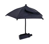 YWJLQH Mini Parapluie pour Téléphone avec Pince Réglable, Universel, Protège du Soleil et des Reflets