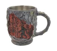 YWJLQH Mug D'Halloween Décoratif de Bureau, Thème Amusant, Texture D'arbre 3D avec Anse, Cadeau pour Homme Ou Femme, Idéal pour La Maison, Monstre