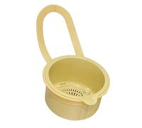 YWJLQH Panier de Vidange D'évier de Cuisine, Crépine D'évier Suspendue, Panier de Rangement pour Légumes et Fruits, Support de Stockage pour Déchets, Jaune