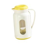 YWJLQH Pichet à Boissons de 1, Récipient à Eau, Carafe, Théière, Pichet à pour L'été, Barbecue, Réfrigérateur, Boisson Au Thé F, Jaune