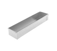 YWJLQH Plaque de Cuisson Rectangulaire pour Tiramisu et Cheesecake, avec couvercle en acrylique, 40,3 cm x 10 cm x 6,5 cm