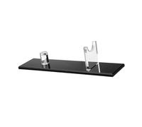 YWJLQH Présentoir à Couteaux En Acrylique, Décoration de Cabine, Robuste, Installation Facile, Support Décoratif Rustique pour Couteaux, pour Salle D'étu, Noir