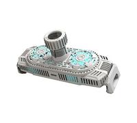 YWJLQH Radiateur Mobile Côté Support Ventilateurs Centrifuges pour Refroidissement Rapide Portabilité Stand Ajustable Mécanisme Étrier Adapté à Toutes, Blanche